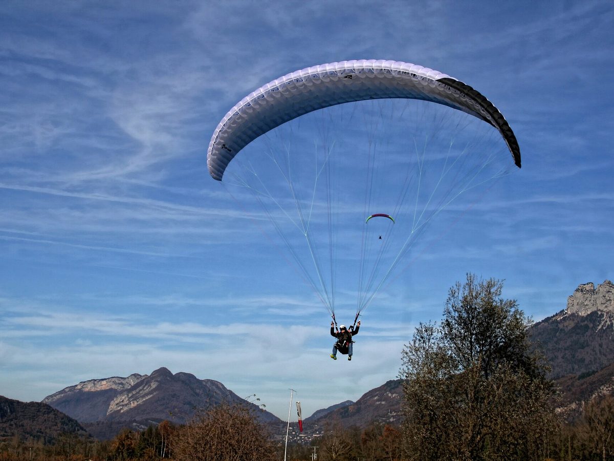 Baptême en parapente biplace
